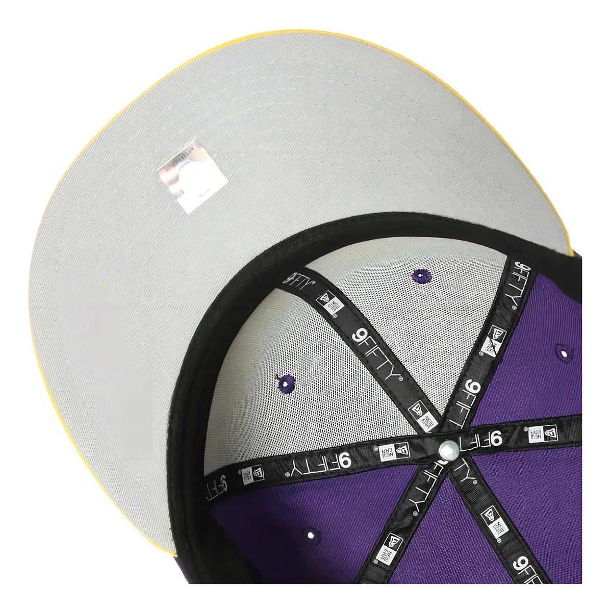 Gorra Snapback New Era All Star Lakers Morada Y Amarilla Ajustable Violeta Amarillo Snapback Ajustable