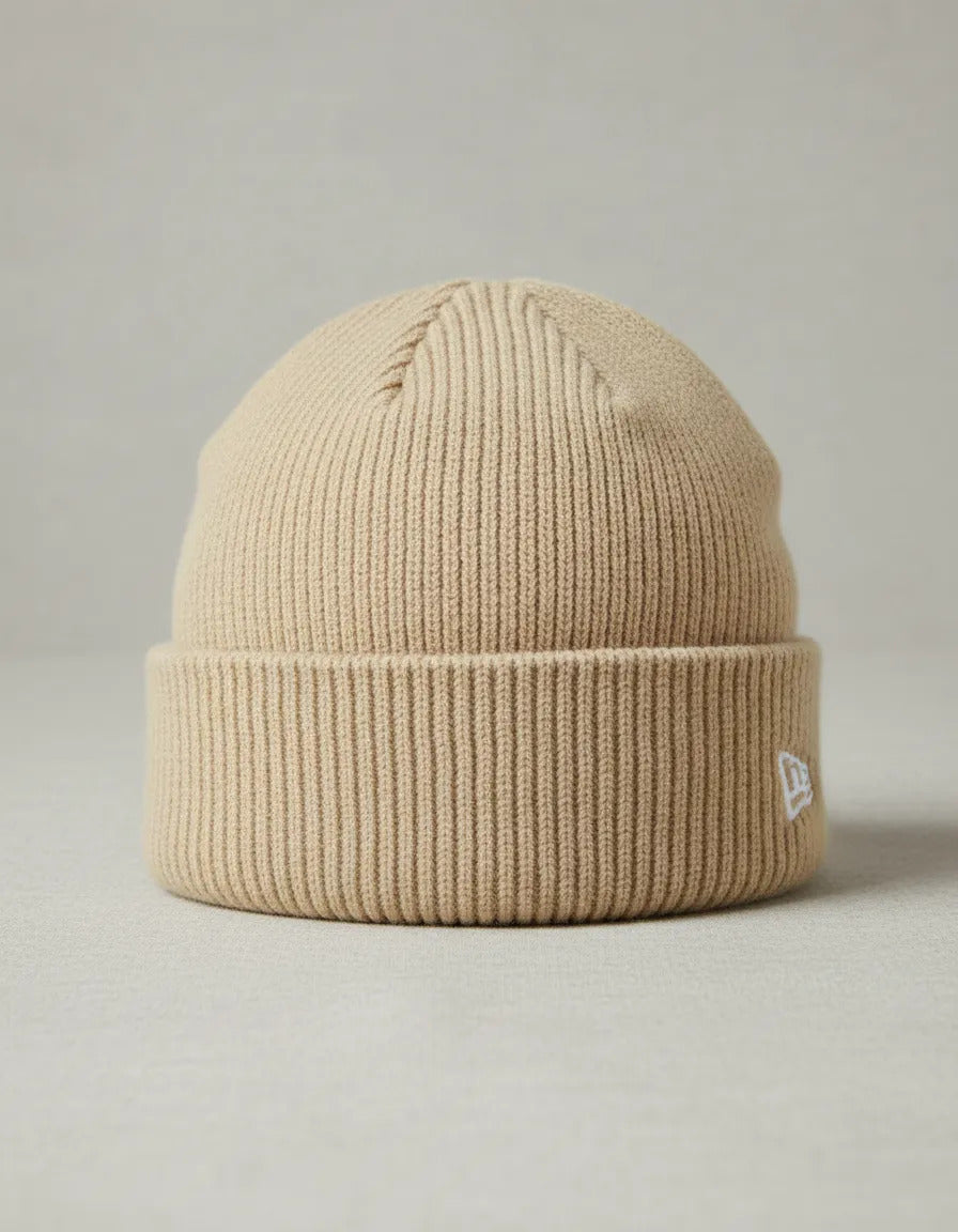 Beanie New Era Wool Cuff Light Beige Gorro De Lana 60424812