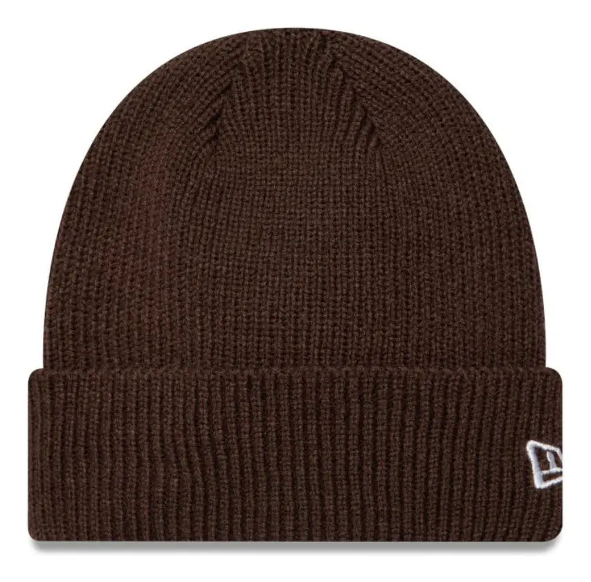 Beanie New Era Wool Cuff Beanie Dark Brown Talla Unica Liso