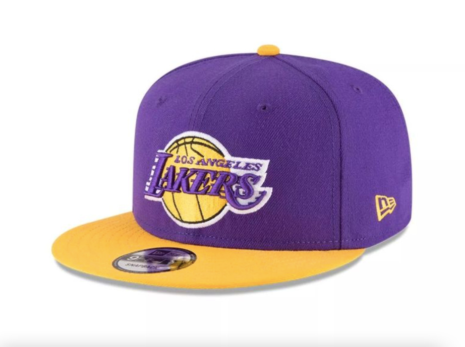 Gorra Snapback New Era Los Angeles Lakers Violeta Para Hombre Snapback Ajustable Liso