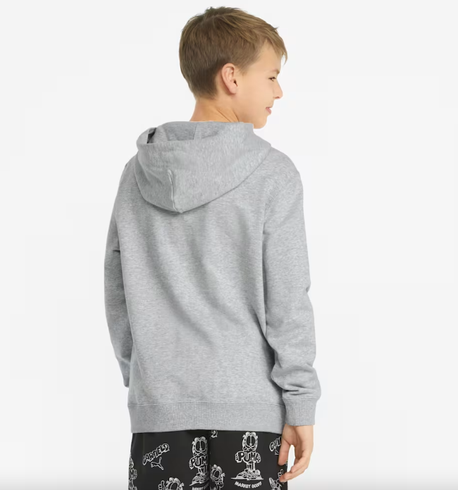 Poleron PUMA x GARFIELD Niño Hoodie Gris 53343004