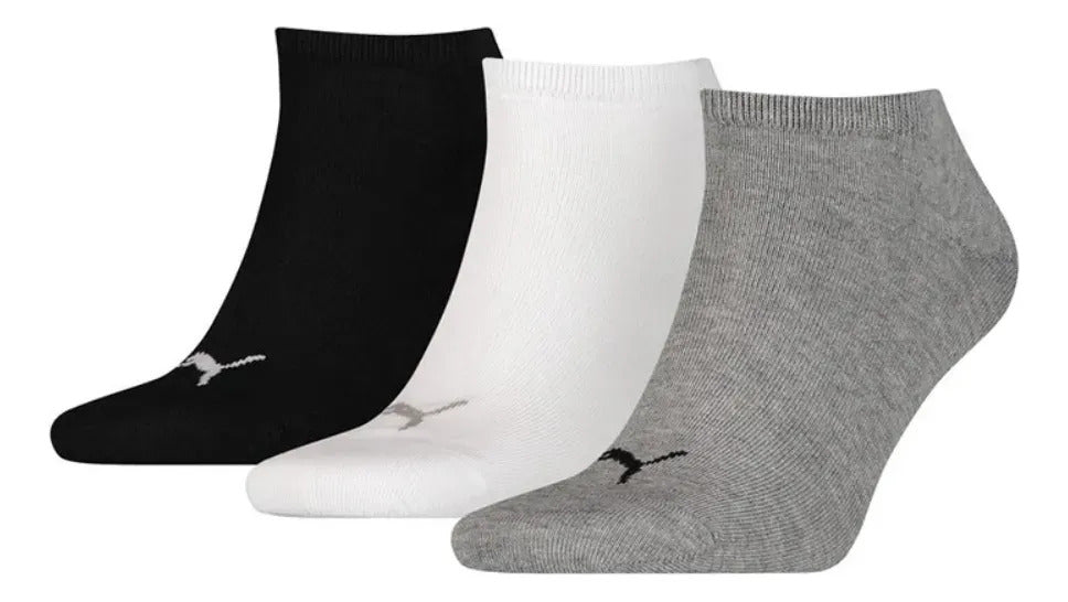 Puma Calcetines Sneaker Plain Soft Cotton Tripack