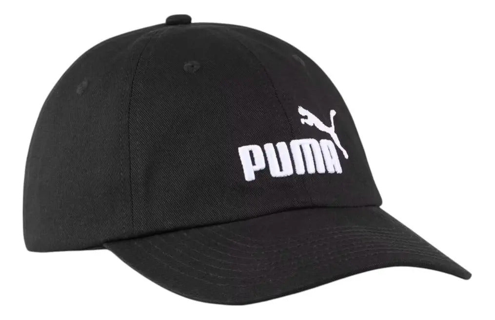 Gorra Negra Con El Logo Número 1 De Puma Essentials En Bb 025999-01 Negro Único Liso