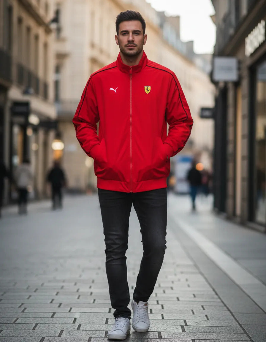 Puma Scuderia Ferrari Hp Race T7 Oversized Chaqueta Men