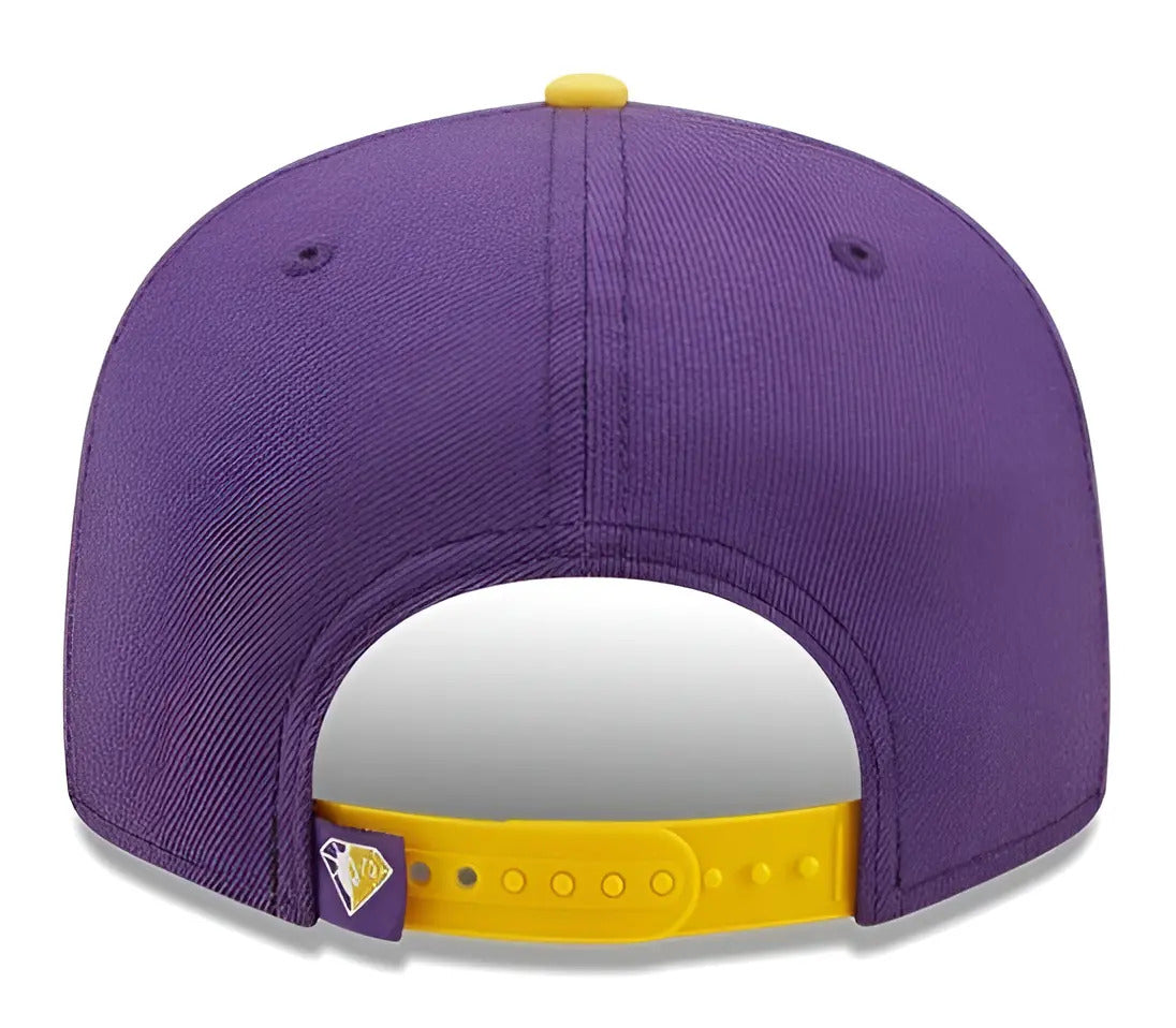 Gorra Snapback New Era All Star Lakers Morada Y Amarilla Ajustable Violeta Amarillo Snapback Ajustable