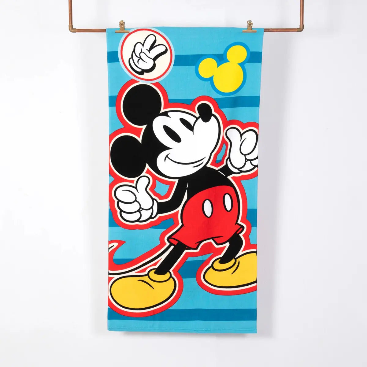 Toalla De Playa Disney Mickey Mouse Microfibra 70x140
