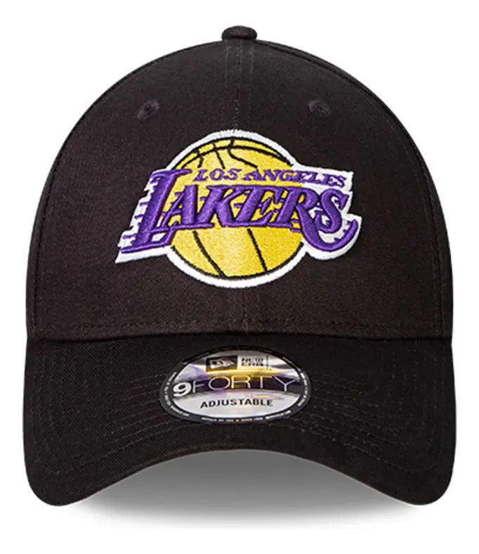 Gorra New Era Los Angeles Lakers 9forty Nba Color Negro Talle Adulto Liso