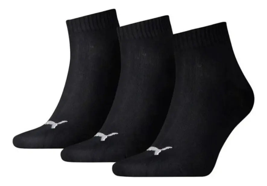 Puma Pack 3 Calcetines Quarter Tobilleros Hombre