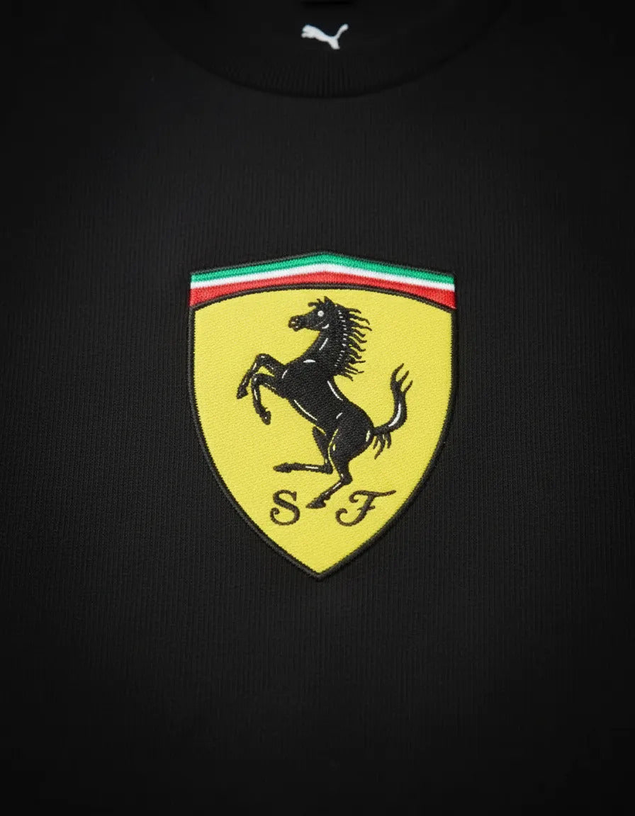 Puma Polera Colaboracion Scuderia Ferrari Shield Negro