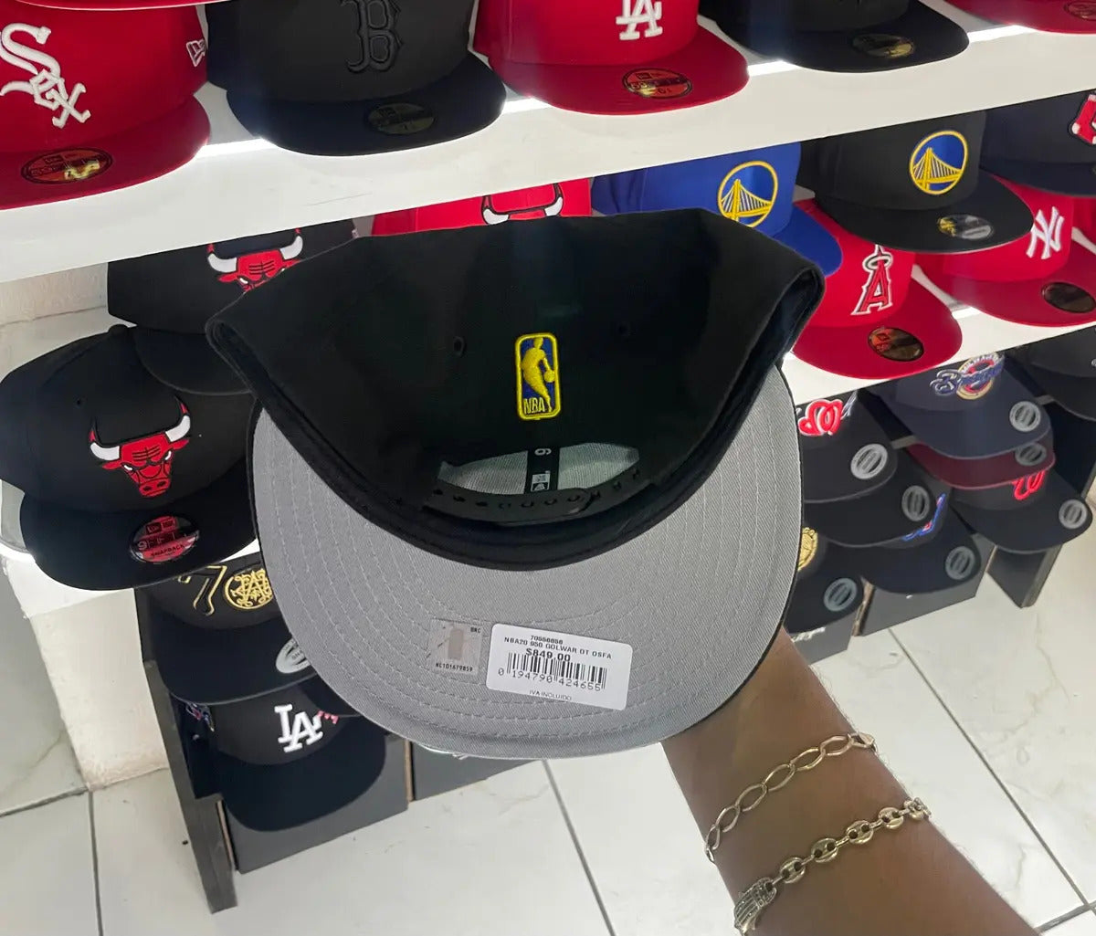 Gorra New Era 9 Fifty Nba 20 Warriors Otc 2 Negro Unitalla Único Liso