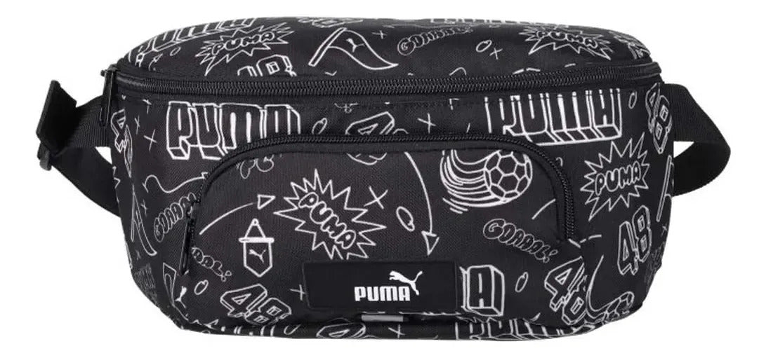 Banano Puma Academy Waist Bag Sport Streetwear Negro Academy Waist