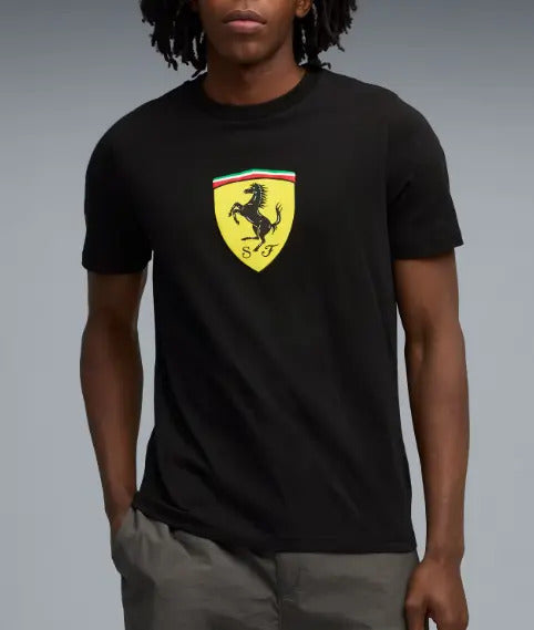 Puma Polera Colaboracion Scuderia Ferrari Shield Negro