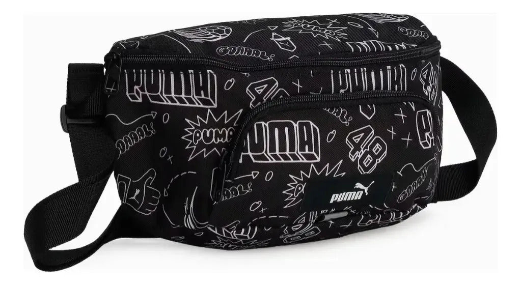 Banano Puma Academy Waist Bag Sport Streetwear Negro Academy Waist
