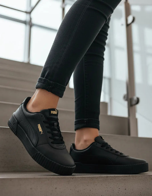 Puma Carina L Mujer Zapatillas Negro - Oro 32508