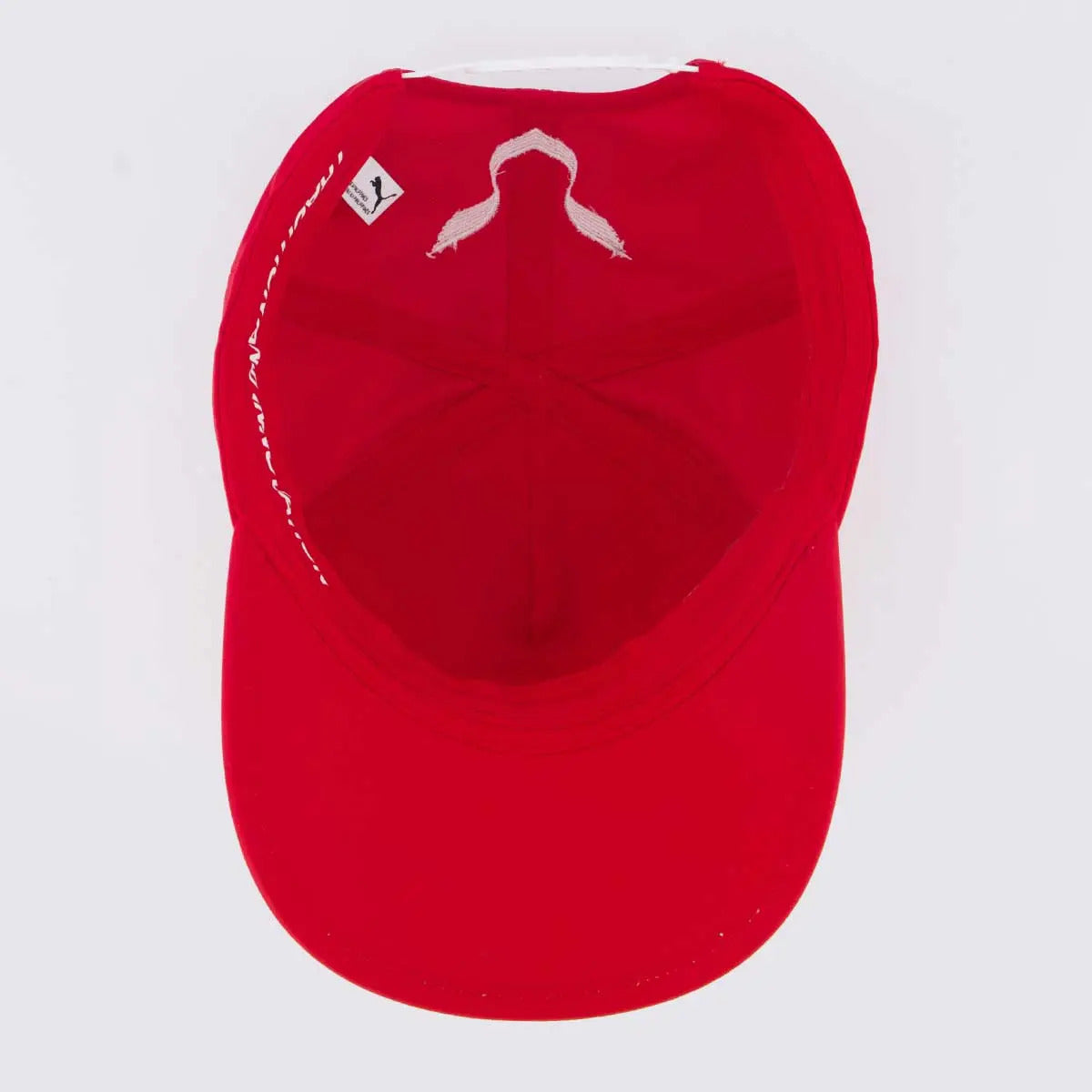 Gorra Puma Scuderia Ferrari Hamilton Bb Con Diseño De Tela Roja Y Blanca, Talla Única Rojo Único