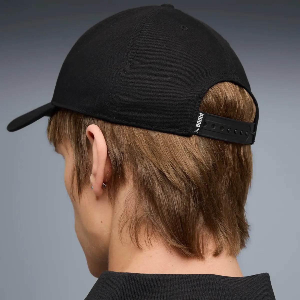 Gorra Puma Ess Elevated Metal Puma Cat Bb Cap Unisex Negro Puma Black Un Lisa