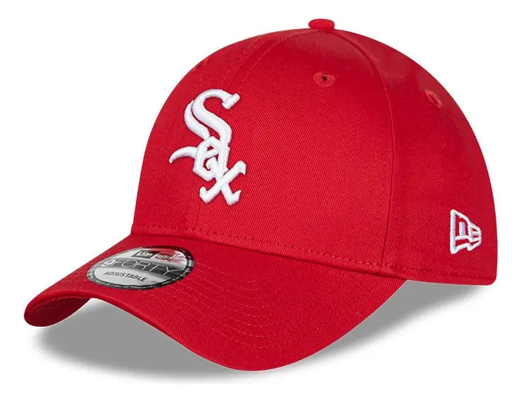 Gorra Ajustable New Era Para Chicago White Sox, Rojo Unitalla Liso