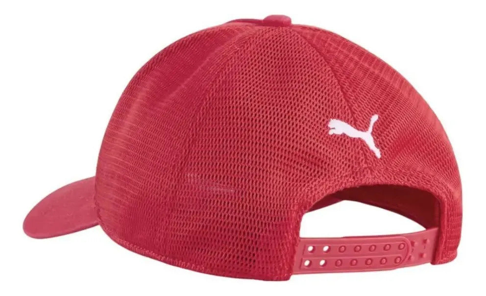 Gorra Puma Ferrari Trucker Roja Individual Lisa Rojo Único Liso