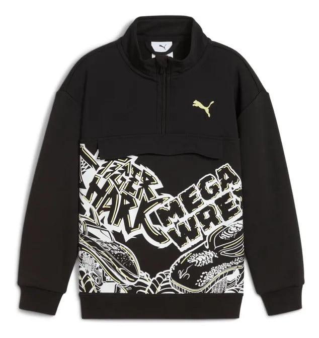 Puma Poleron Hot Wheels Relaxed Hz Crew Tr Niño 63240201