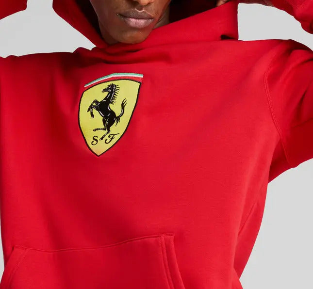 Ferrari Puma Polerón Scuderia Big Shield Rojo Hombre