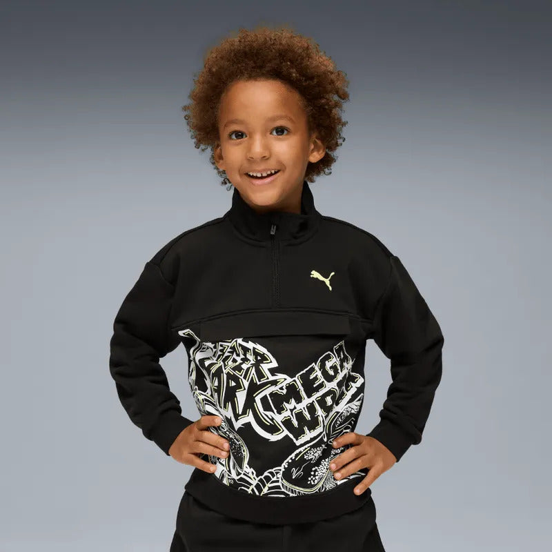 Puma Poleron Hot Wheels Relaxed Hz Crew Tr Niño 63240201