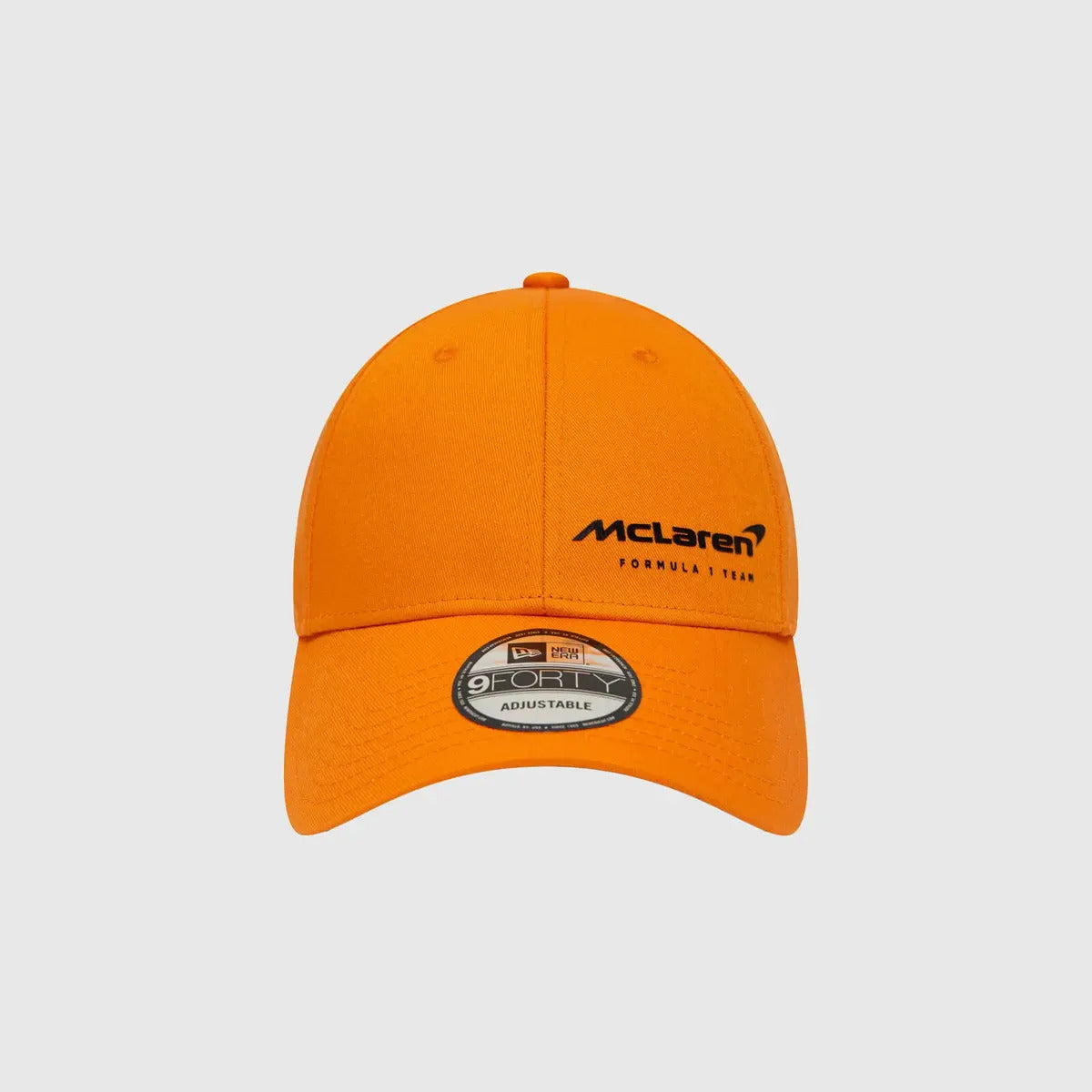 Gorra Mclaren Seasonal Color Naranja Diseño De La Tela Lisa Talla Ajustable Liso