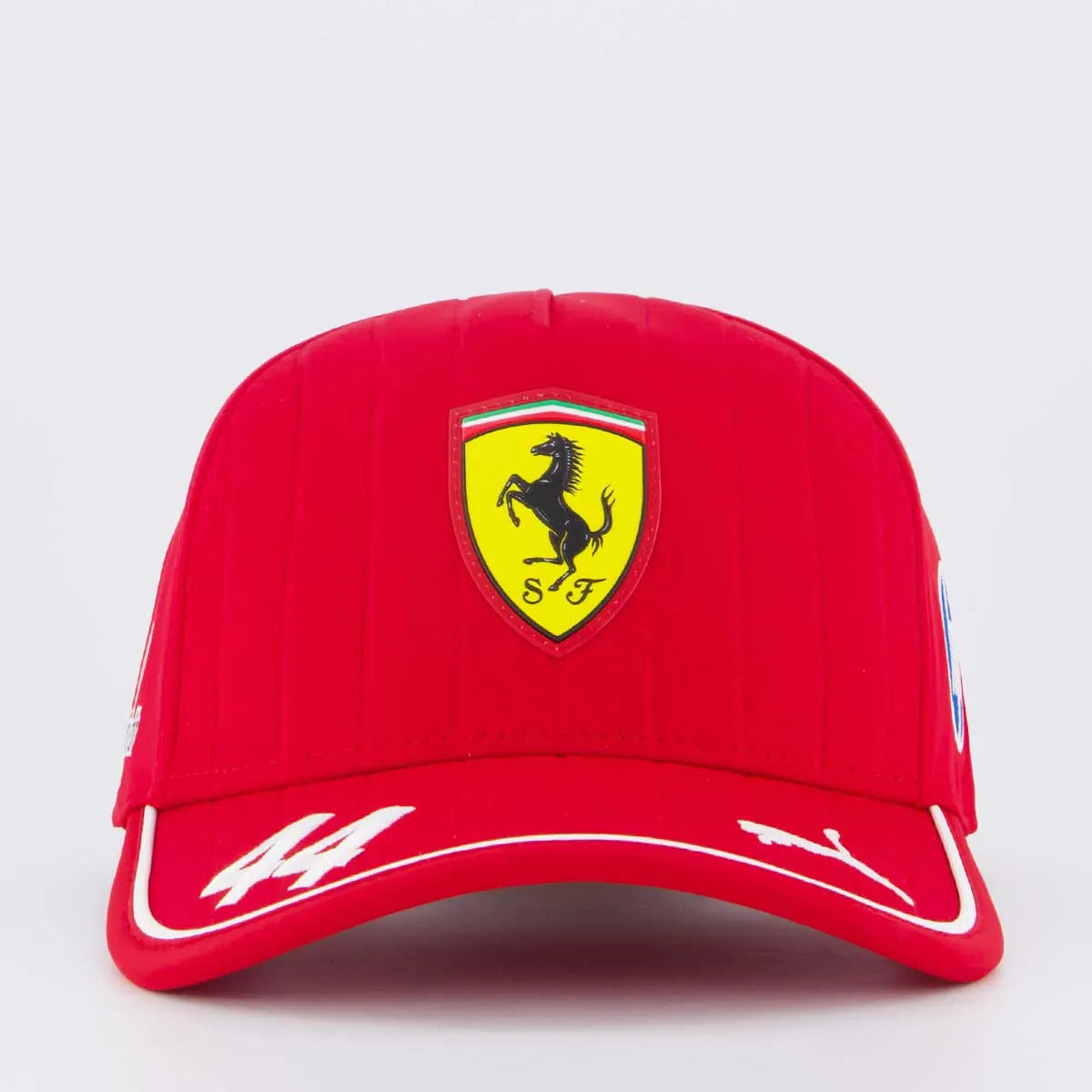 Gorra Puma Scuderia Ferrari Hamilton Bb Con Diseño De Tela Roja Y Blanca, Talla Única Rojo Único