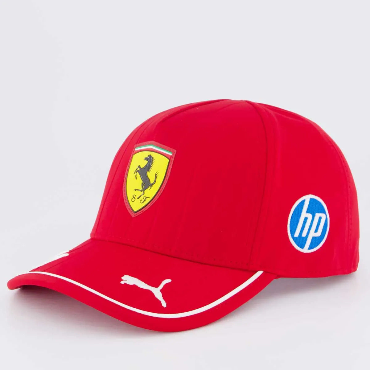 Gorra Puma Scuderia Ferrari Hamilton Bb Con Diseño De Tela Roja Y Blanca, Talla Única Rojo Único