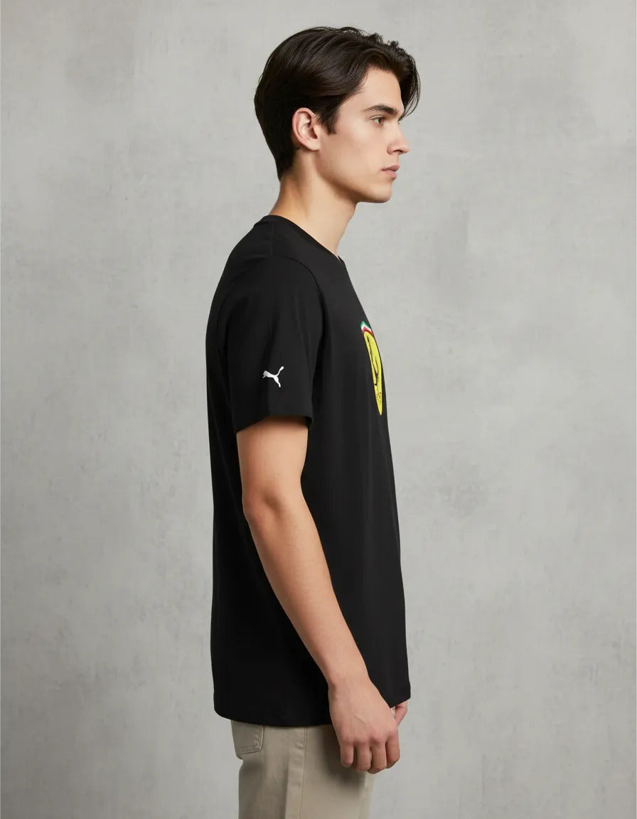 Puma Polera Colaboracion Scuderia Ferrari Shield Negro