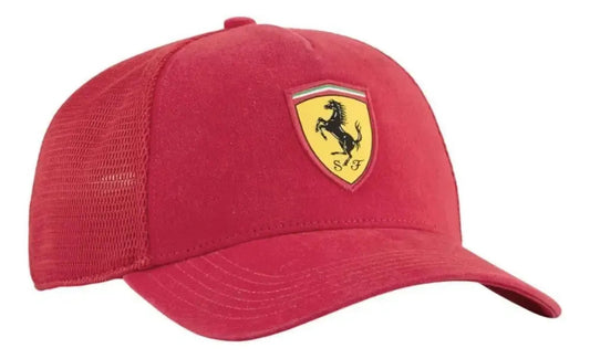 Gorra Puma Ferrari Trucker Roja Individual Lisa Rojo Único Liso