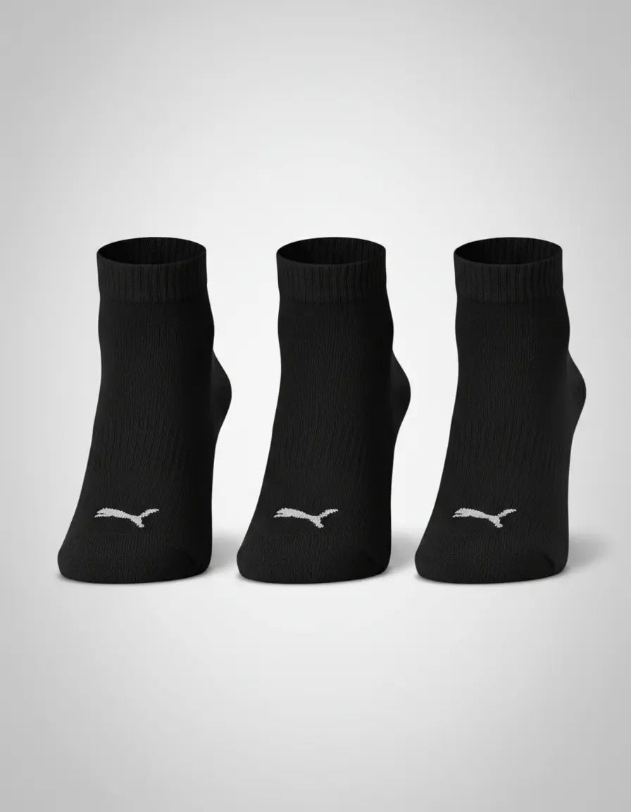 Puma Pack 3 Calcetines Quarter Tobilleros Hombre