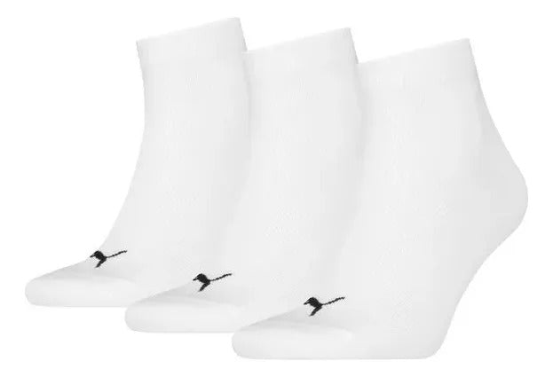 Puma Pack 3 Calcetines Quarter Tobilleros Hombre