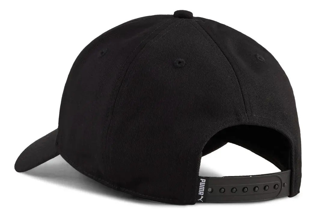 Gorra Puma Ess Elevated Metal Puma Cat Bb Cap Unisex Negro Puma Black Un Lisa
