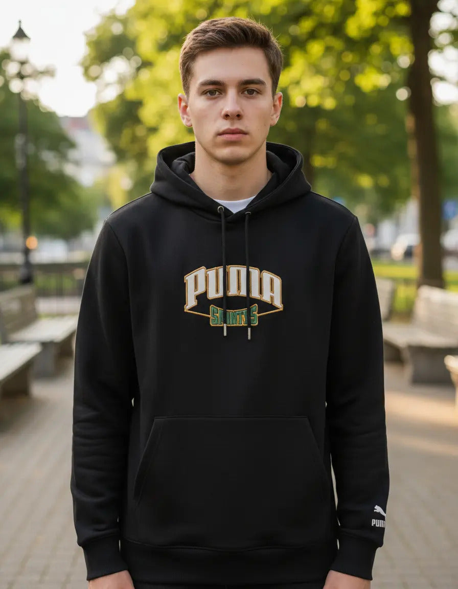 Puma Team Hoodie Poleron Con Capucha Para Hombre