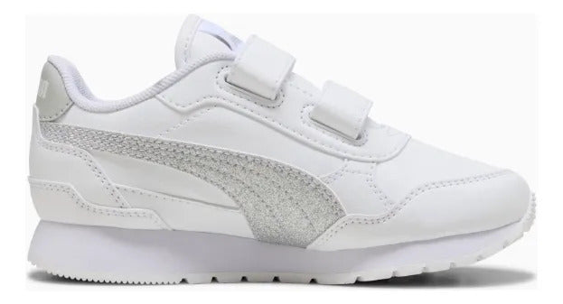 Puma Zapatillas St Runner V4 Glitter Velcro Cuero  158701
