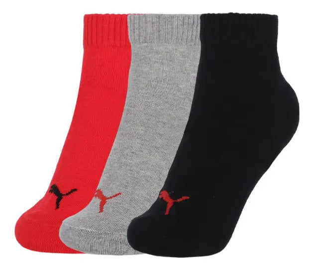Puma Pack 3 Calcetines Quarter Tobilleros Hombre