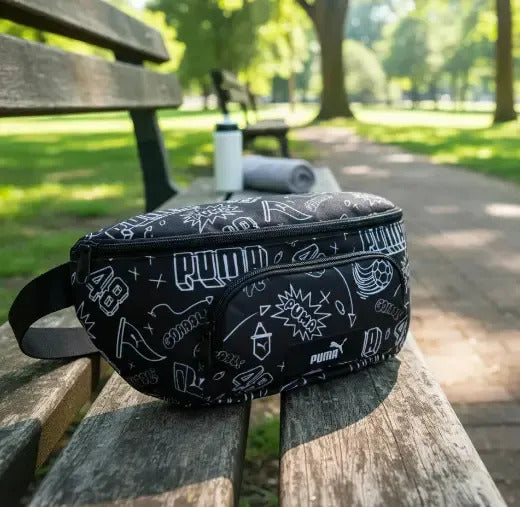 Banano Puma Academy Waist Bag Sport Streetwear Negro Academy Waist