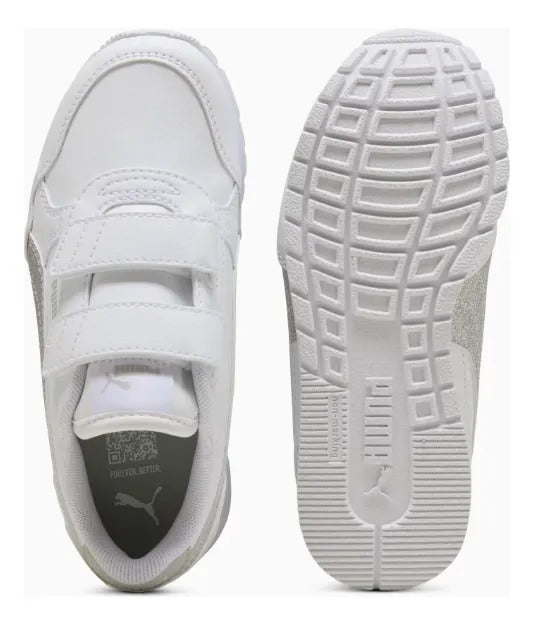 Puma Zapatillas St Runner V4 Glitter Velcro Cuero  158701