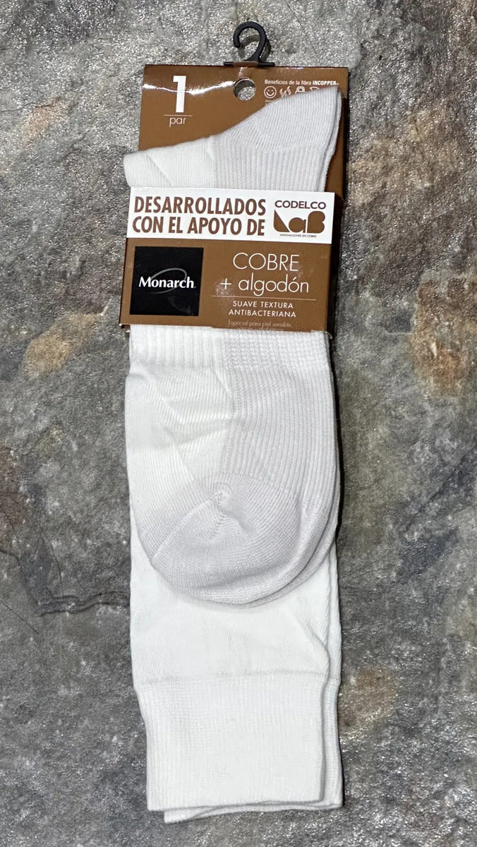 Calcetin Cobre Monarch Antibacterial Codelco 5 Pares