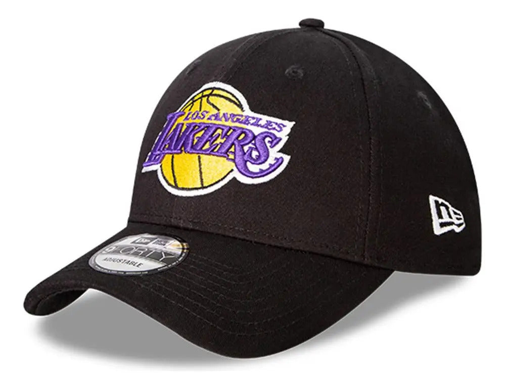 Gorra New Era Los Angeles Lakers 9forty Nba Color Negro Talle Adulto Liso