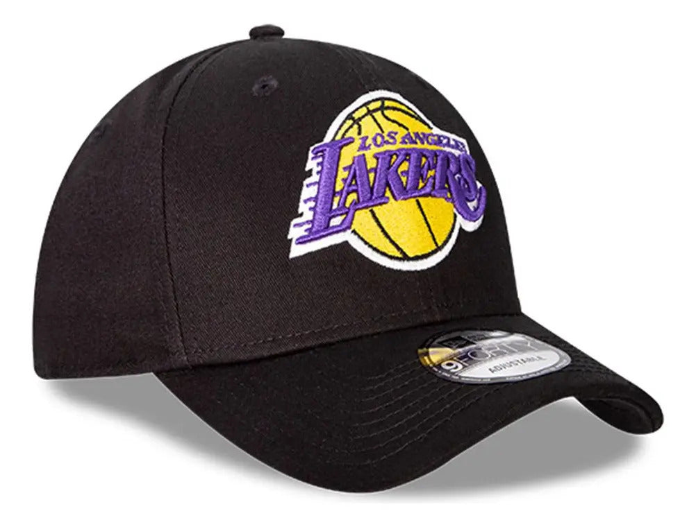 Gorra New Era Los Angeles Lakers 9forty Nba Color Negro Talle Adulto Liso