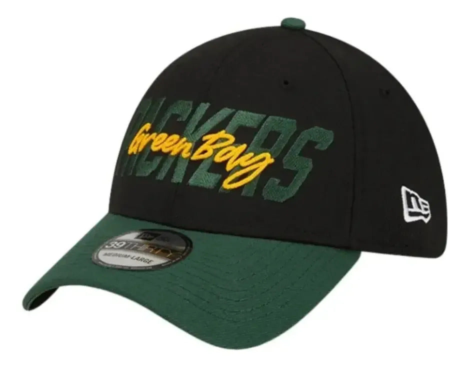 New Era Gren Bay Packers Nfl 39thirty 32836 Negro S/m - 54.9 Cm A 57.7 Cm Gren Bay Packers L Liso